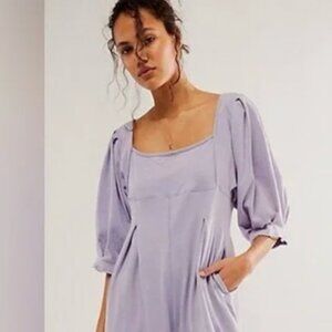 This is a Free People Intimately *Lotta Love* Romper in Lilac